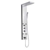 factory luxury multi functional stainless steel wall massage shower panel